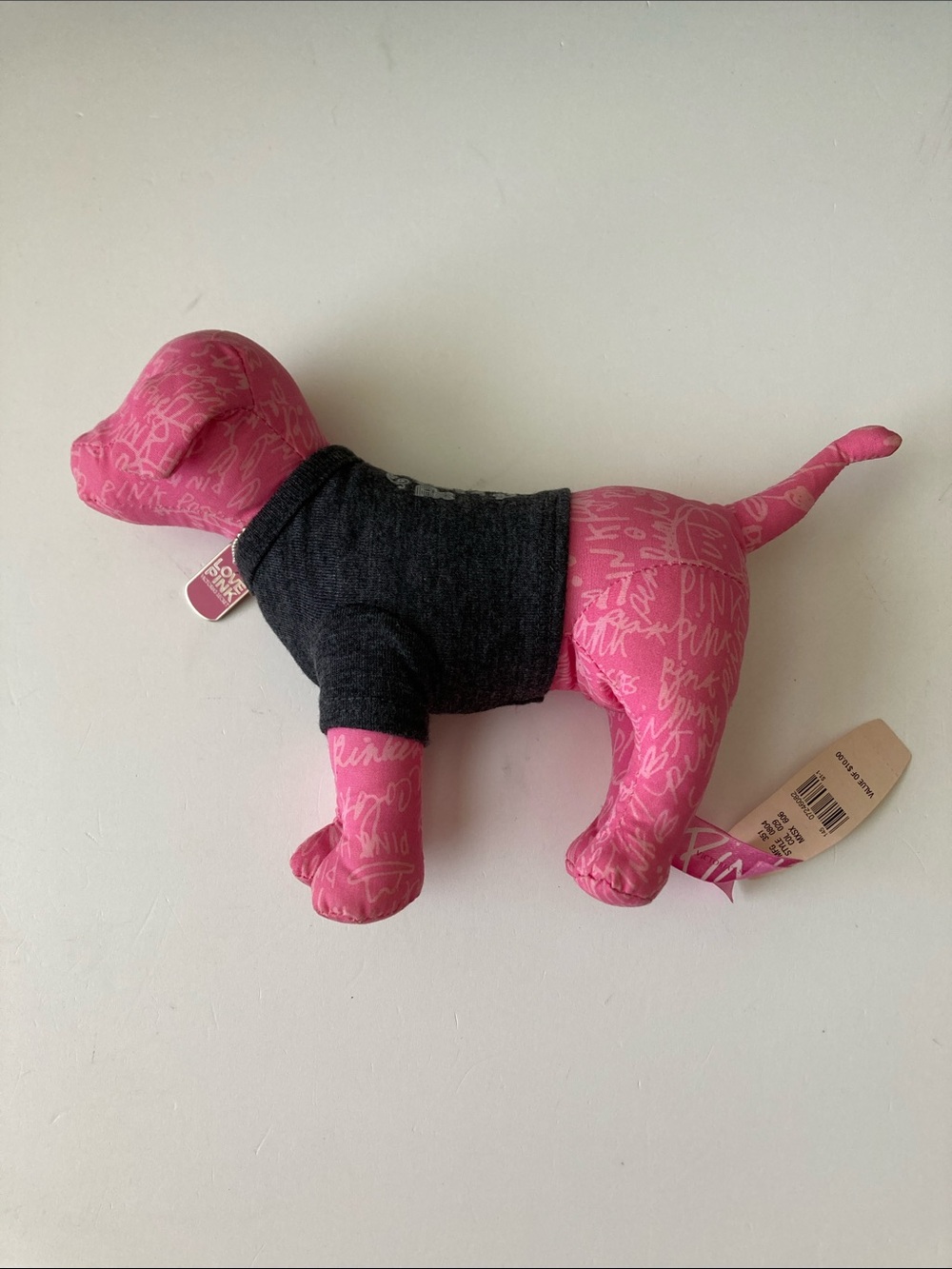 Vintage Victoria`s Secret PINK Love & Rock N Roll Small Dog Toy 6”